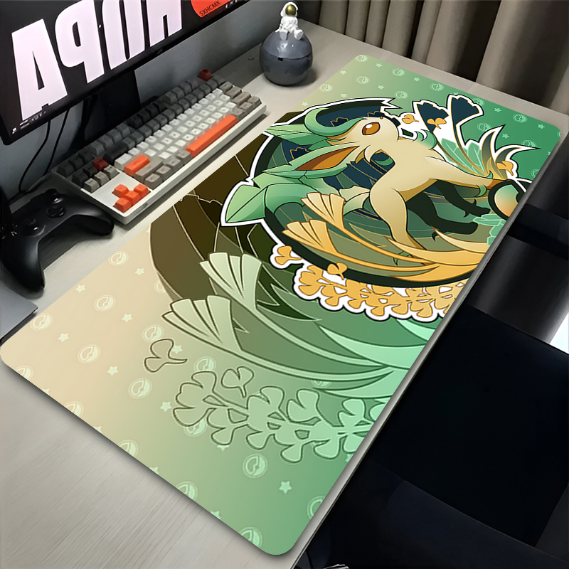 Mouse Pad Gamer P-pokemon Leaf - Keyboard Laptop Accessories 评论和价格