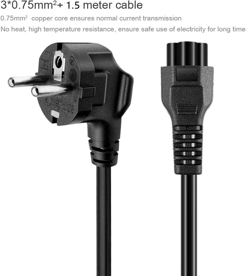 1.5M EU Universal Laptop 3-pin - Laptop Accessories Dell 评论和价格